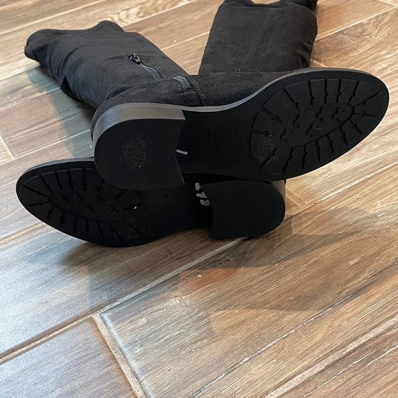 New Unisa Minni Over The Knee Riding Boot Black Women's Size 6M - Picture 9 of 9